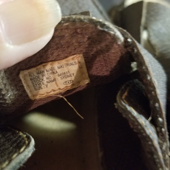 Y2k 90s Emergency Exit Thick Chunky Sole Slip On Sandals Brown Sz 7 buckle - Picture 5 of 14